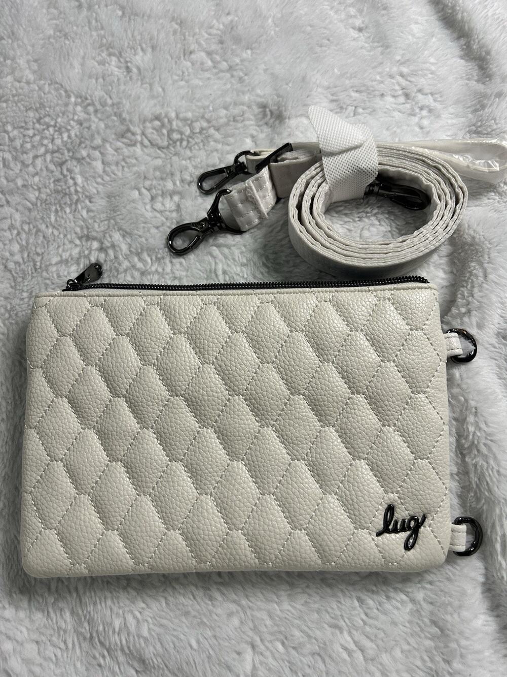 Lug "Waltz" Satin Luxe Crossbody Bag ~Pebble~ (NEW)-